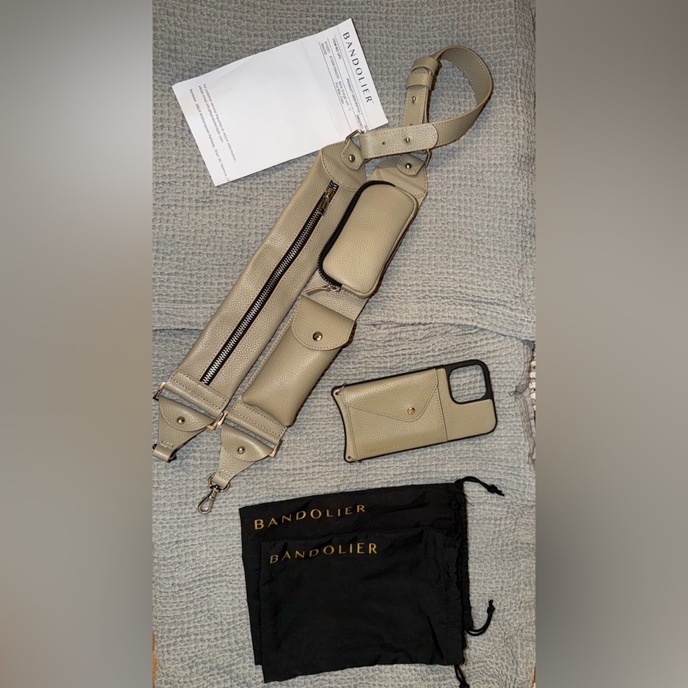 Bandolier Gray Belt Bag Set